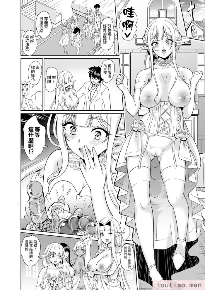 〈[弥美津峠 (鳳まひろ)] スケベエルフ姉妹、婚活に来る 総集編｜好色精靈姊妹為找老公而來 總集篇 [無修正][192P]〉
